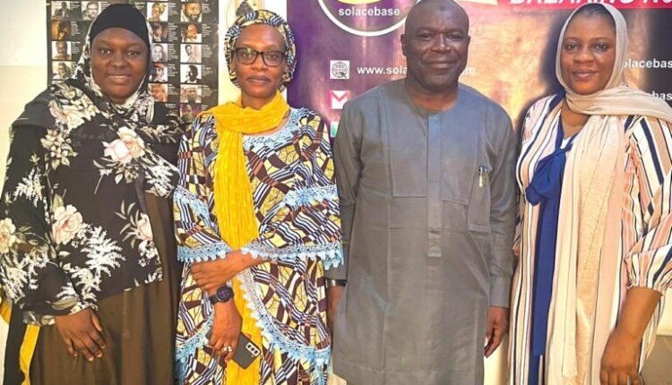 (R-L) Ummi Bukar, Program Director, Abdullateef Abubakar Jos, Editor-in-Chief, Bilikisu Irama, Program Office and Samira Usman, Senior Digital Journalist