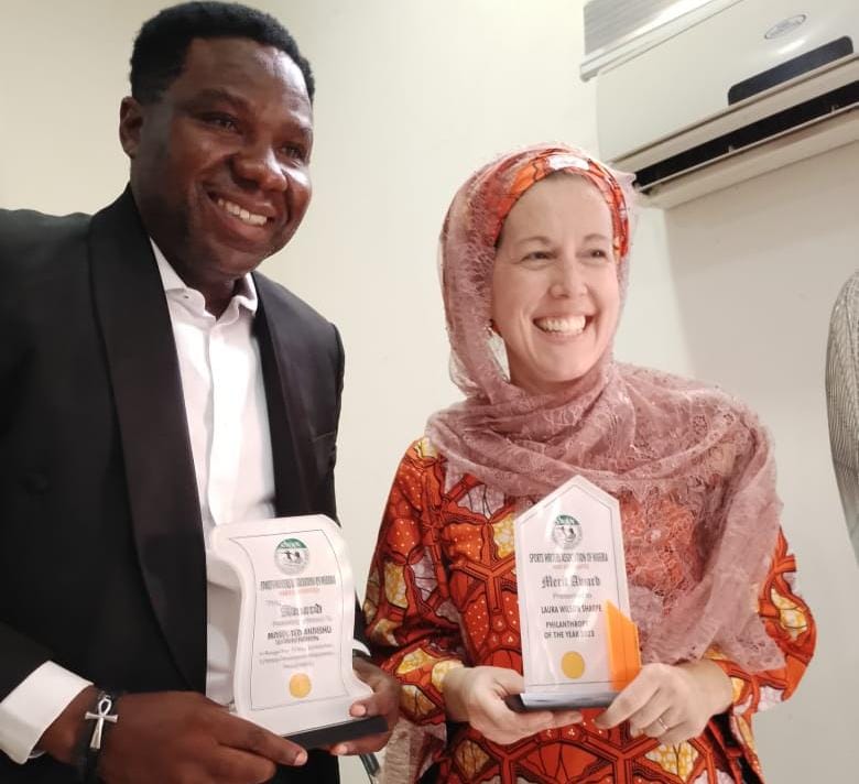 Moses Ted Andishu and Laura Wilson